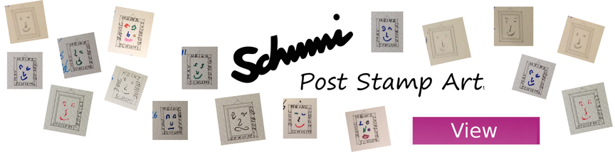 Heinz Schumi Post Stamp  Art