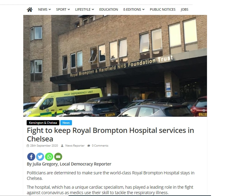 Fight to keep Royal Brompton Hospital