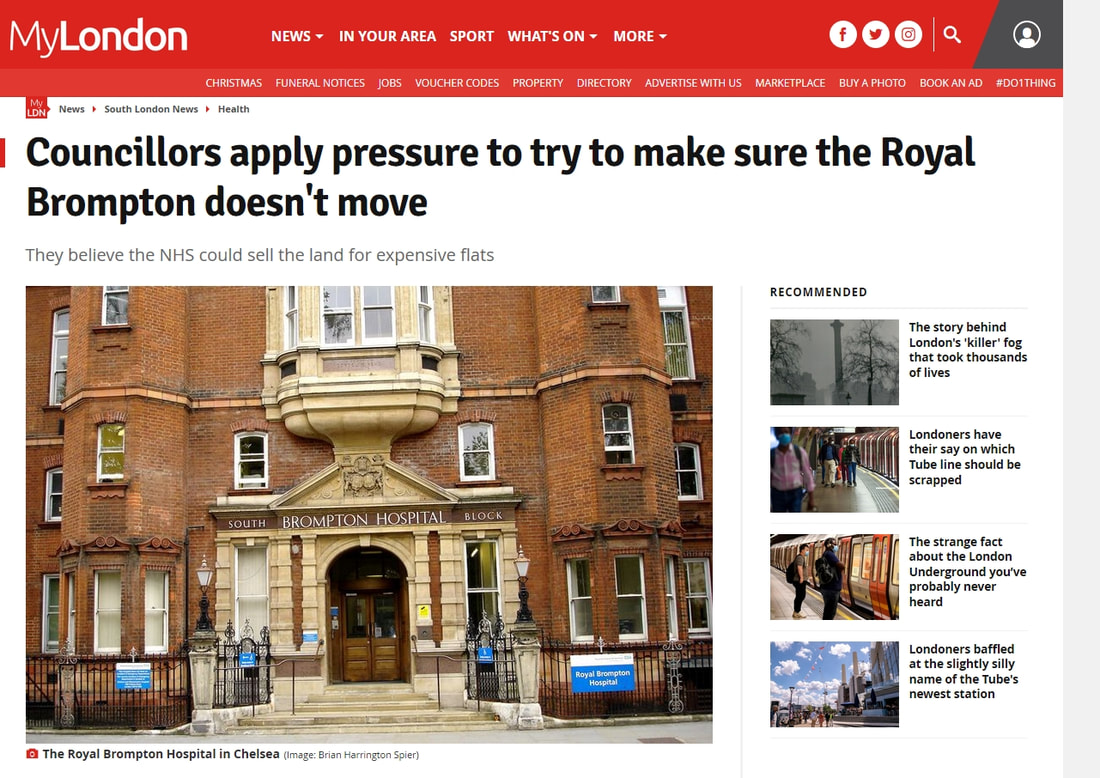 My London News, Royal Brompton Hospital, Nov 2020